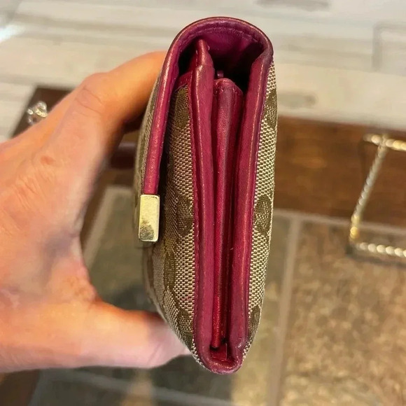 Gucci Guccisima Signature Monogram Canvas and Leather Long Wallet - Picture 10 of 16